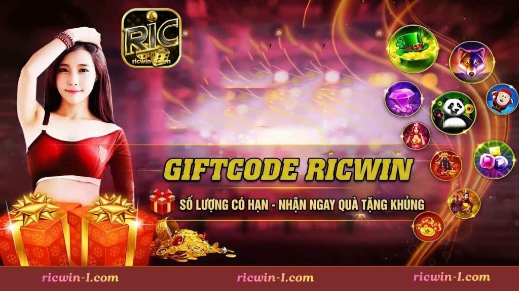 Các loại giftcode Ricwin phổ biến nhất